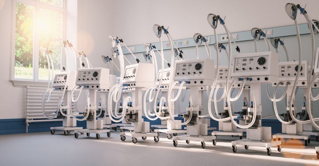 The government fears that if foreign capitals, particularly Chinese, buy up Japanese manufacturers of ventilators and other advanced medical apparatuses, it will become difficult to sufficiently check domestic production and exports of such products. (Shutterstock)