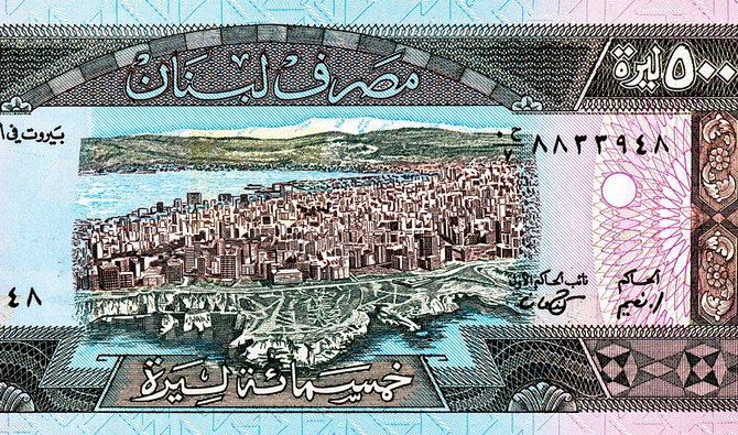 Beirut, as depicted above on a vintage Lebanese banknote, is struggling to keep a lid on the country’s financial problems. (Shutterstock)
