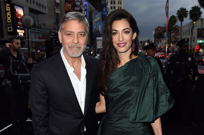 The Clooney’s have donated $1 million to coronavirus relief efforts. AFP