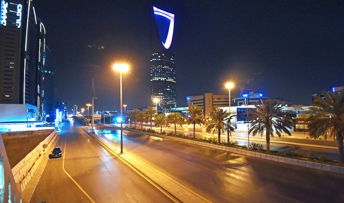 A general view shows an empty street after a curfew was imposed to prevent the spread of the coronavirus disease (COVID-19), in Riyadh. Saudi Arabia has taken strict measures to check the spread of the virus. (Reuters)