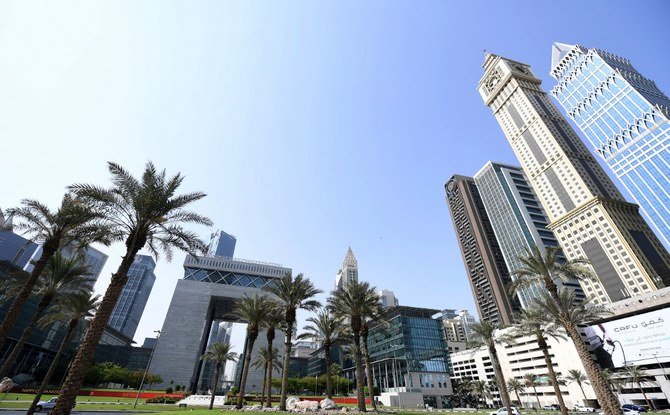 The Dubai authorities have transformed the World Trade Center into a 3,030-bed hospital for coronavirus patients. (File/AFP)