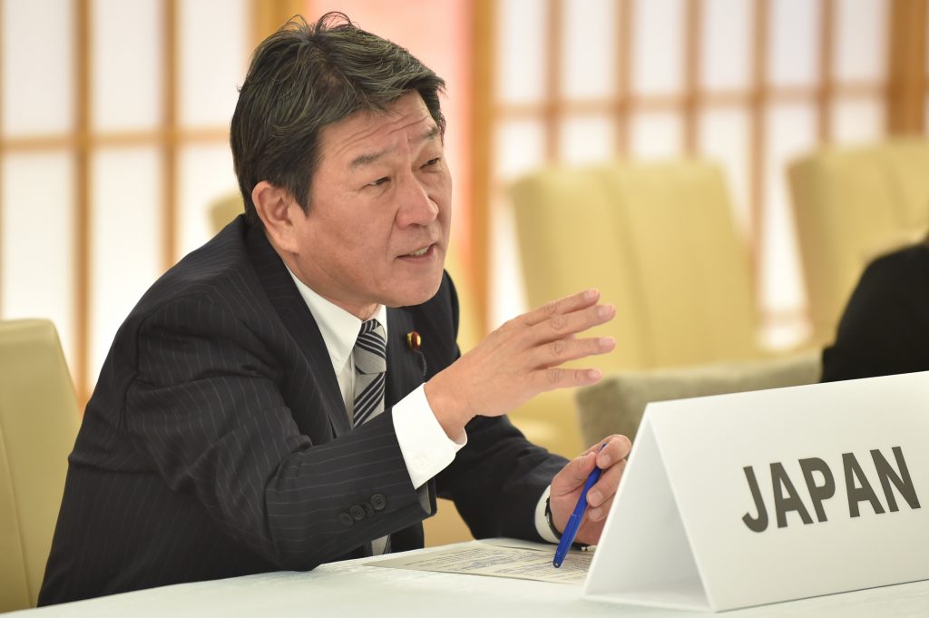 Foreign Minister Toshimitsu Motegi had previously told a press conference that he felt the strong need to reinforce protection and support measures for Japanese expatriates and tourists. (AFP)