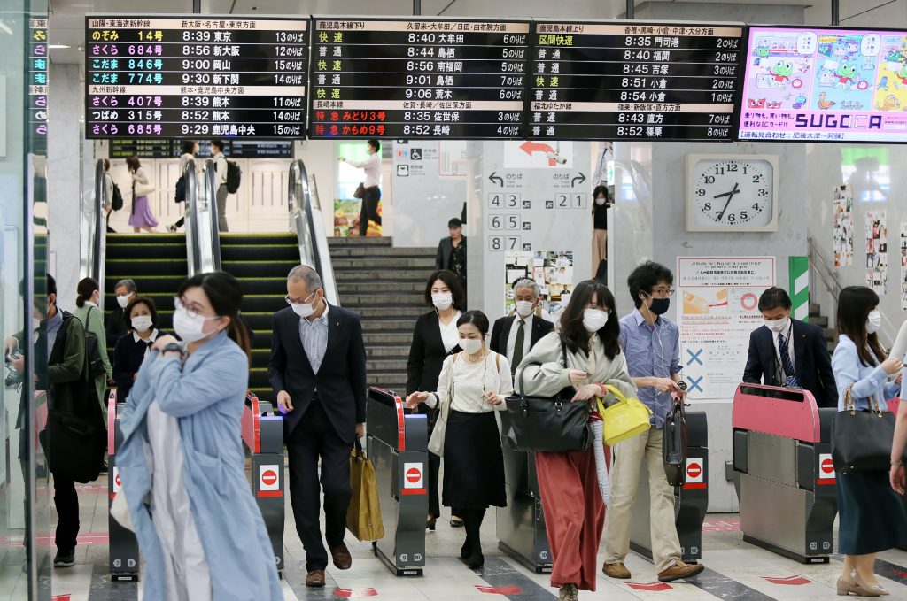 Nishimura said carelessness can lead to a new wave of the outbreak, urging people not to relax efforts to contain the virus. (AFP)