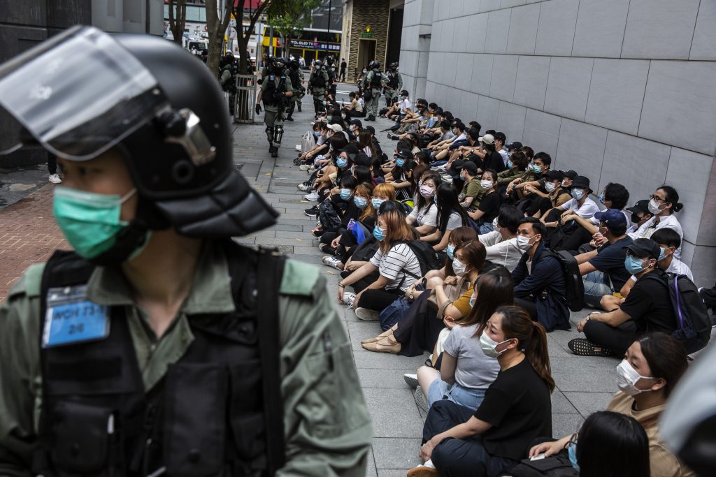 Once finalized, the legislation is predicted to allow Beijing to tighten its control over semiautonomous Hong Kong, such as by banning activist groups. (AFP)