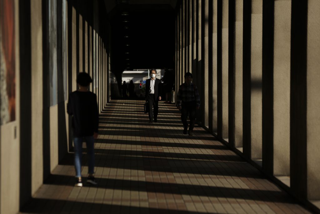 Thirteen of the 47 prefectures, including the seven in which the situation is serious, have been designated as areas where measures against the virus are taken intensively. (AP)