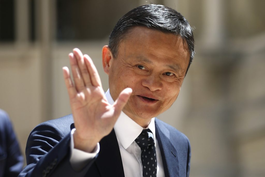 Chinese billionaire Jack Ma is stepping down from the board of SoftBank Group Corp., as the Japanese technology company struggles over its risky investments such as office-sharing venture WeWork. (File photo/AP)