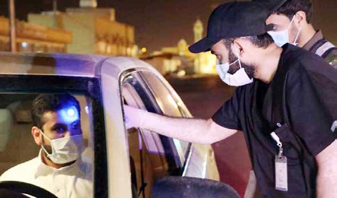 Random testing is being done at checkpoints across Saudi Arabia to stem the spread of the coronavirus disease (COVID-19). (SPA)
