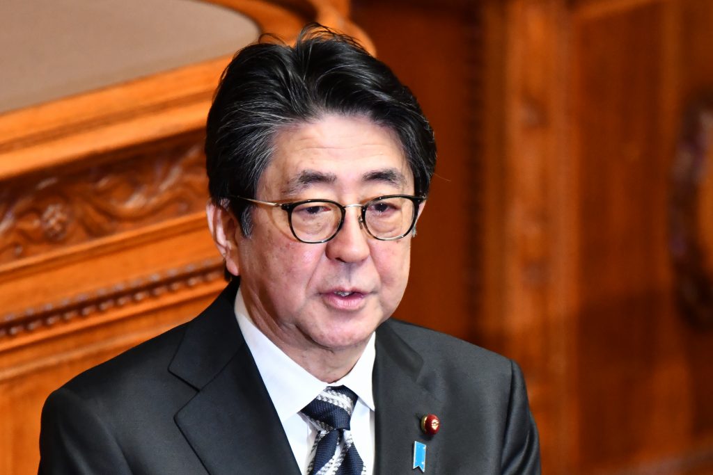 Japanese Prime Minister Shinzo Abe instructed Thursday the government and the ruling camp to compile a second fiscal 2020 supplementary budget in response to the spread of the new coronavirus. (AFP)