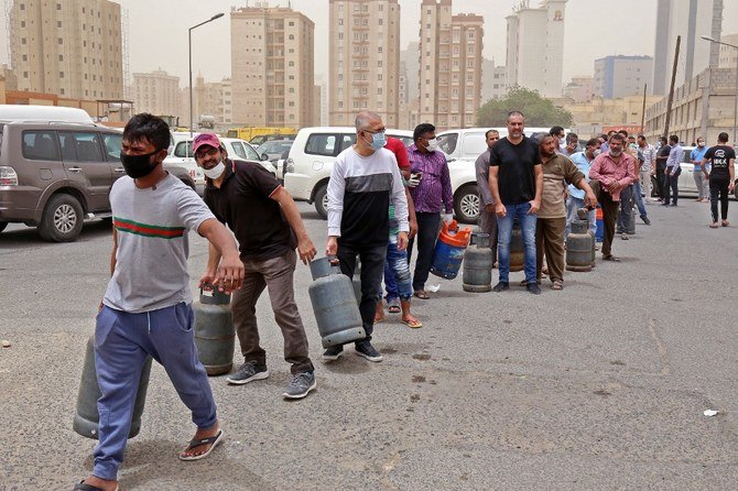 People also rushed to buy cooking gas cylinders. (File/AFP)