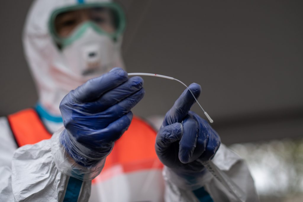 Japan's health ministry is planning to approve polymerase chain reaction tests to detect novel coronavirus infections using saliva samples as early as this month, it was learned Monday. (AFP)