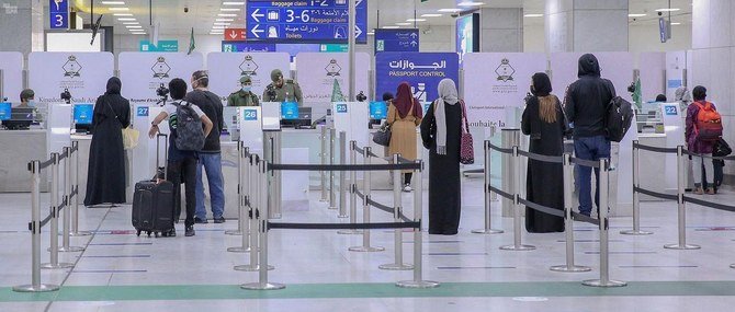 The nationals were welcomed by officials from the Ministry of Foreign Affairs, the Ministry of Tourism, the Ministry of Health and the General Authority of Civil Aviation. (SPA)