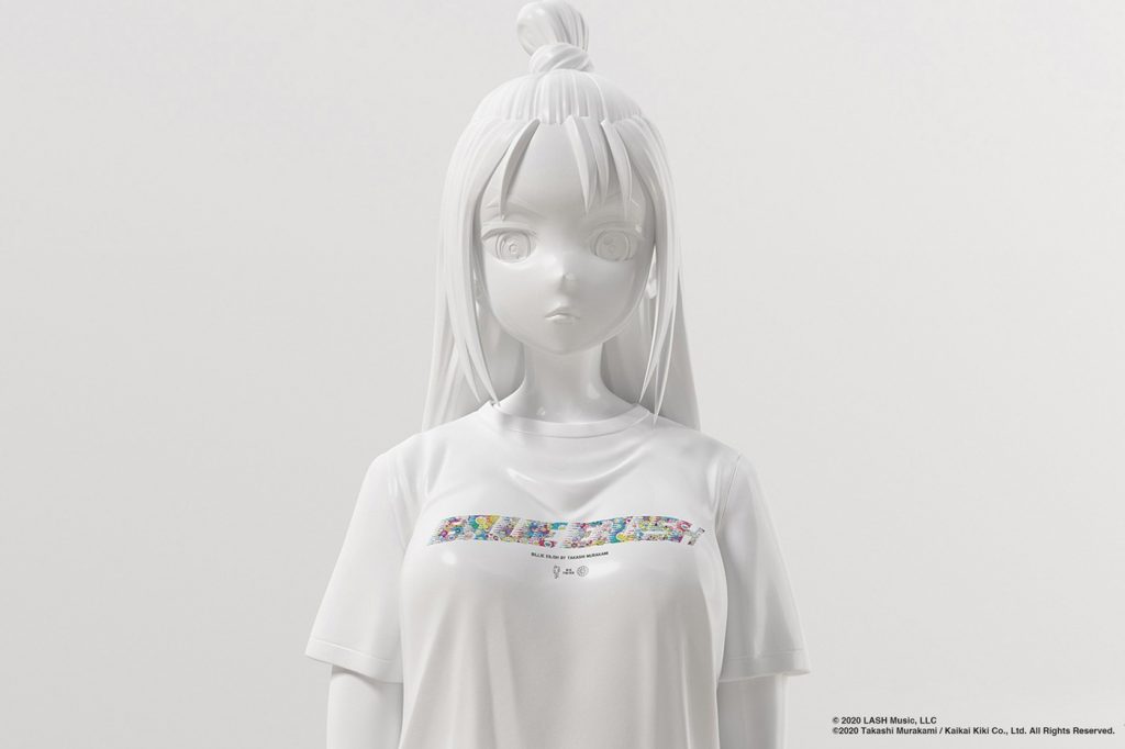 Uniqlo's limited-edition T-shirt collaboration linking up  Billie Eilish and Takashi Murakami.(Uniqlo)