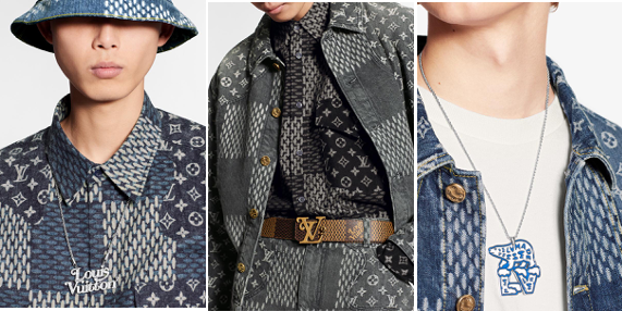 Louis Vuitton NiGO collaboration denim jacket