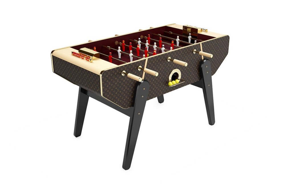 French Luxury brand Louis Vuitton handcrafts luxurious foosball tables｜Arab  News Japan