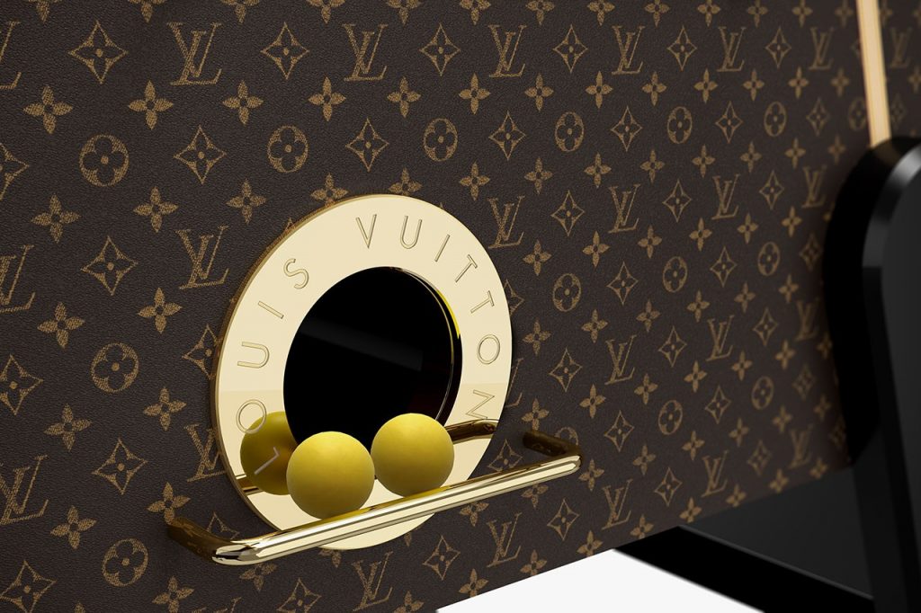 Louis Vuitton Unveils Monogrammed Foosball and Billiards Table