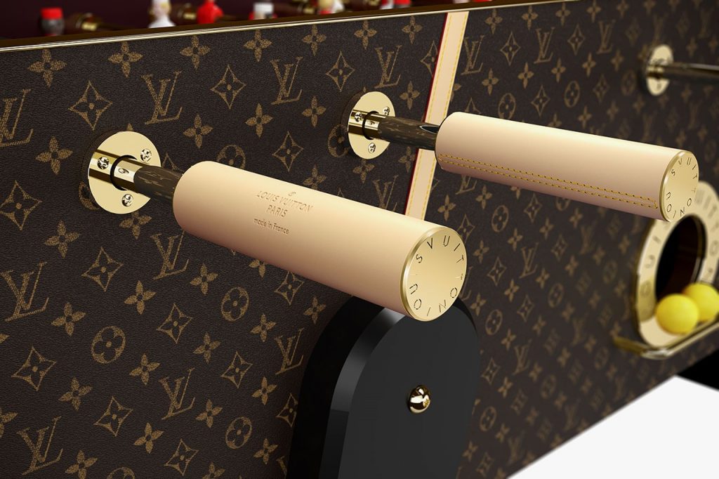 French Luxury brand Louis Vuitton handcrafts luxurious foosball tables｜Arab  News Japan