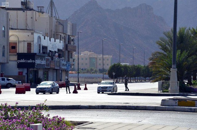 Coronavirus restrictions have been eased in some Madinah neighborhoods allowing residents to leave their homes between 9 a.m. and 5 p.m. (SPA)
