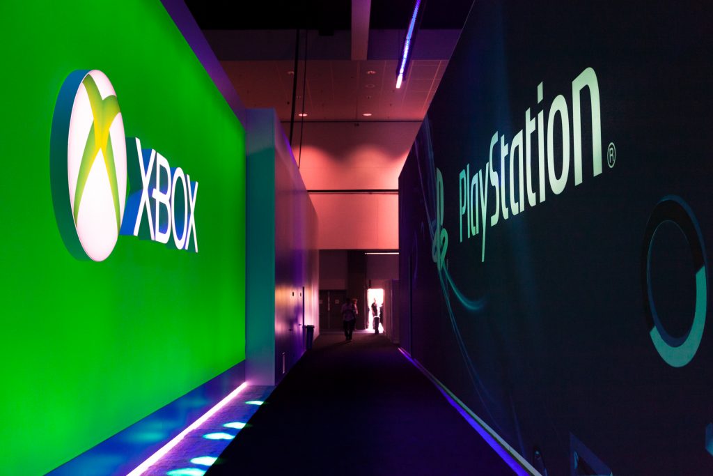 Sony PlayStation and Microsoft XBox in the Electronic Entertainment Expo (E3) in Los Angeles, California, June. 11 2013. (Shutterstock)