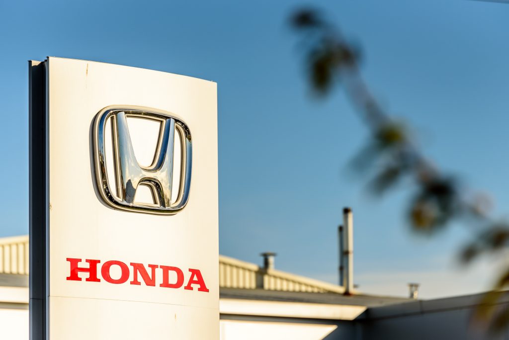 Japanese automaker Honda Motor Co. sank deeper into losses for the fiscal quarter that ended in March, as the damage to the industry from the coronavirus outbreak hurt sales and crimped production. (Shutterstock)