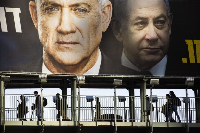 The power-sharing deal calls for Benjamin Netanyahu to serve as prime minister for the first 18 months before being replaced by Benny Gantz for the next 18 months. (AP)