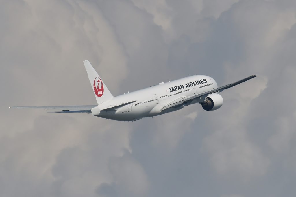 JAL will reduce its international flights by 93 percent in July, following a 96 percent cut in June. (AFP)