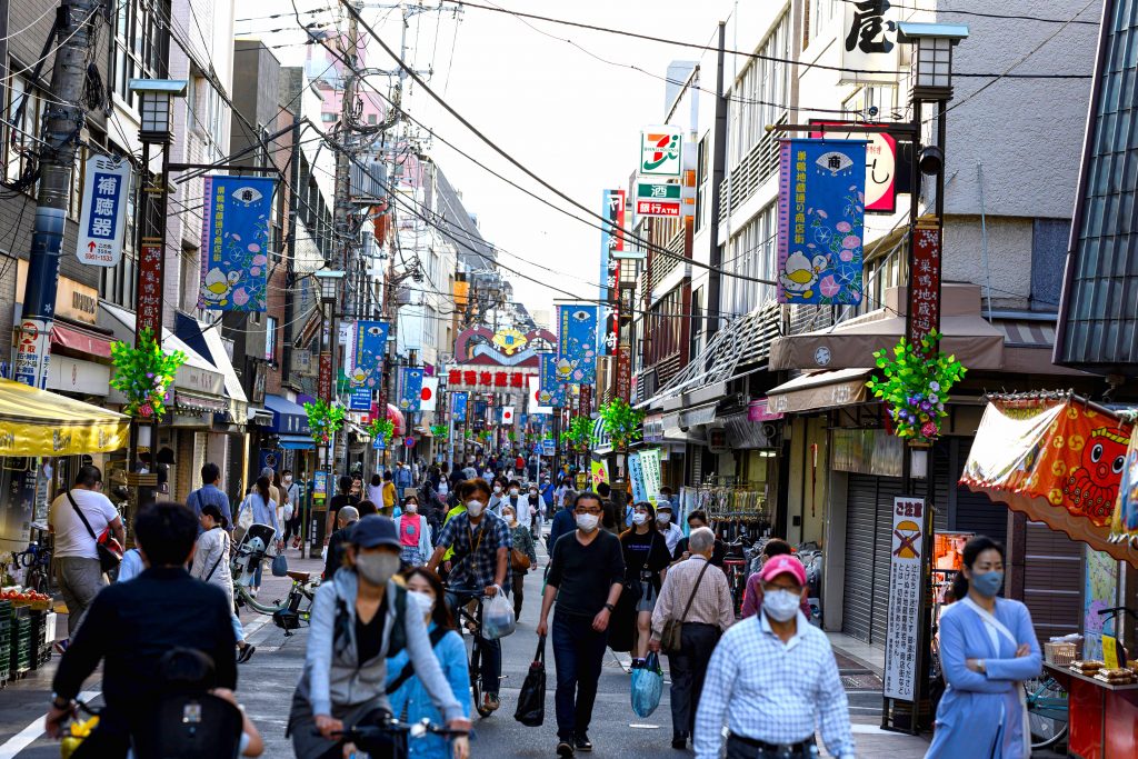 Japan confirmed 57 new coronavirus cases on Friday, including 35 in Tokyo. (AFP)