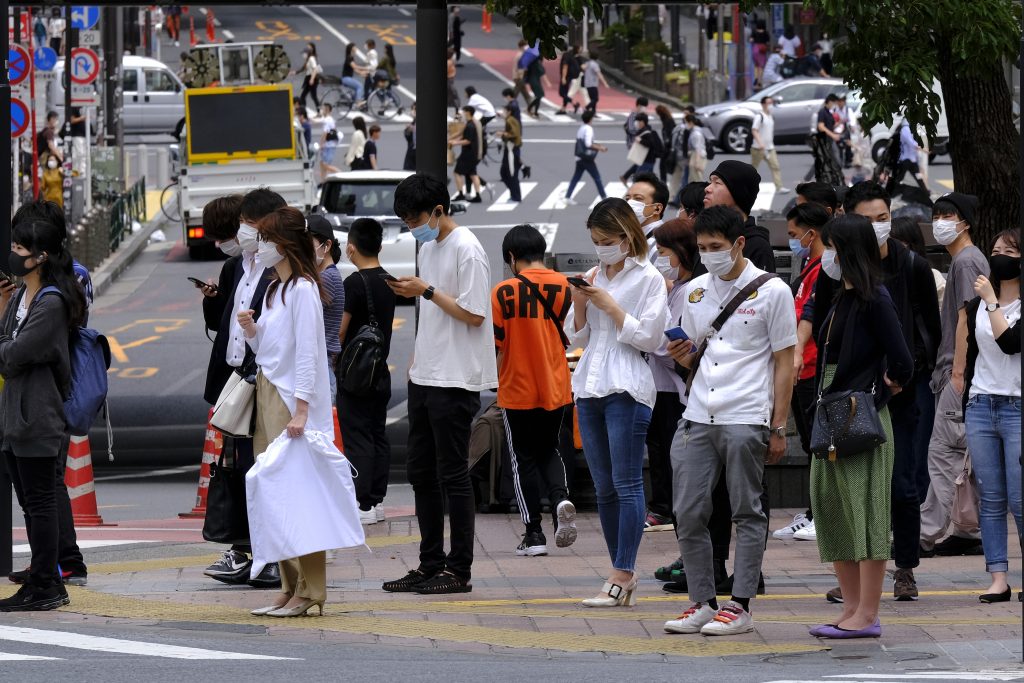The total number of infection cases confirmed in Tokyo so far grew to 5,323. (AFP)