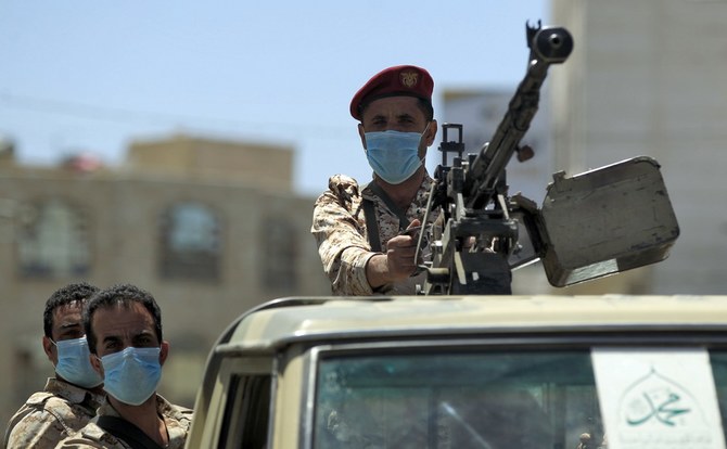 The law states that everyone should pay 20 percent of whatever they have to the Houthis. (File/AFP)