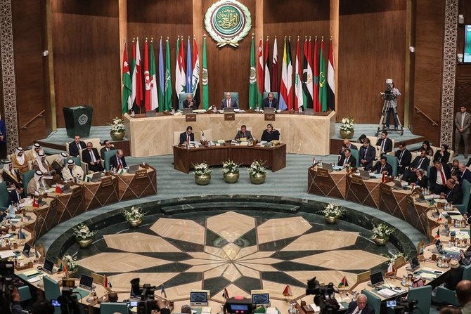 Arab Foreign Ministers take part in their 153rd annual session at the Arab League headquarters in the Egyptian capital Cairo, on March 4, 2020. (File/AFP)
