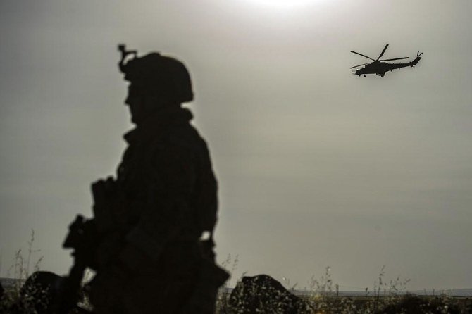 The Turkish soldiers were conducting reconnaissance and surveillance mission at the border town of Yuksekova in Turkey’s southeastern province of Hakkari. (AFP file photo)