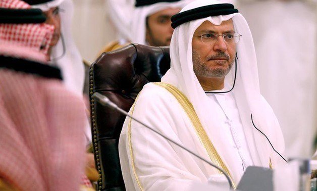UAE Minister of State for Foreign Affairs Anwar Gargash in Riyadh, Saudi Arabia, October 13, 2016. (Reuters)