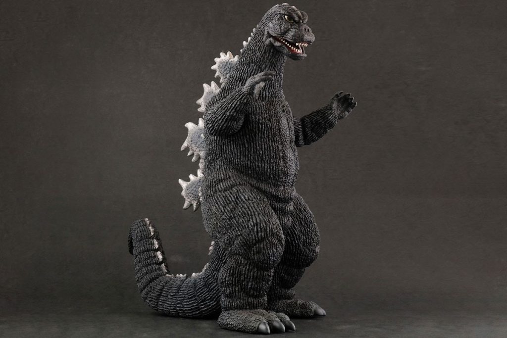 Bandai's 1975 Toho version of Godzilla stands at 30 cm tall. (Bandai)