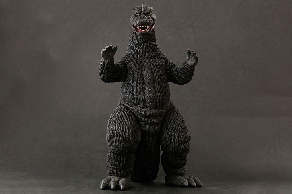 Bandai's 1975 Toho version of Godzilla stands at 30 cm tall. (Bandai)