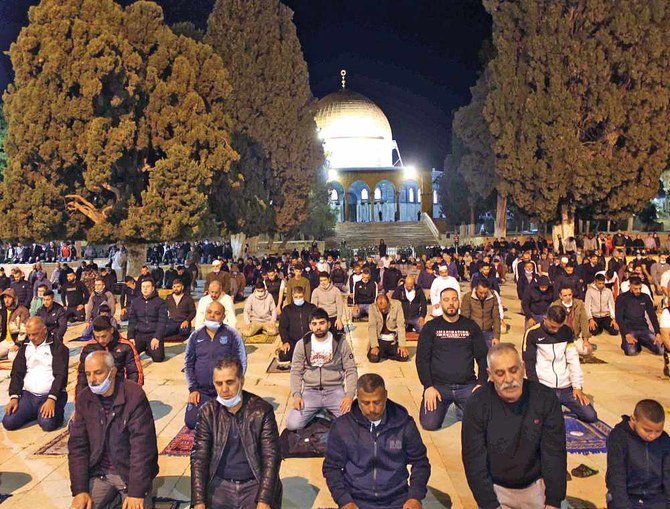 Jerusalem’s Al-Aqsa Mosque compound reopened on Sunday after a more than two-month lockdown aimed at containing the coronavirus crisis. (Supplied)