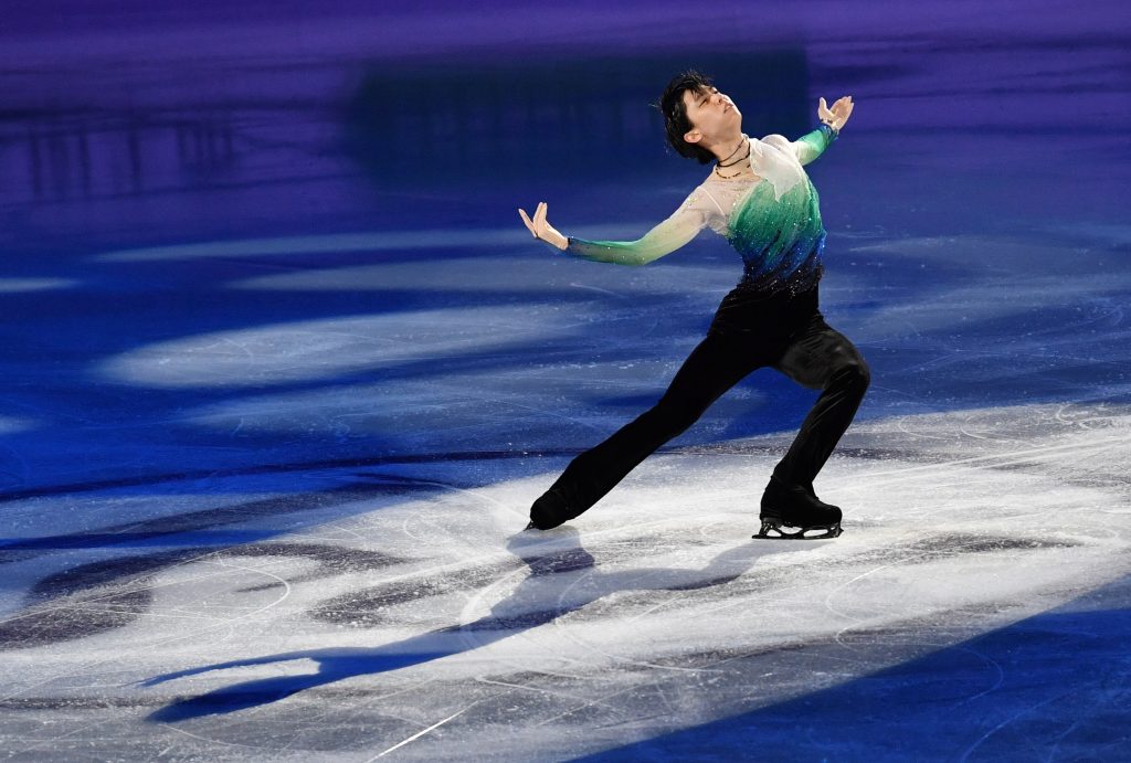 Yuzuru Hanyu  performs  at the ISU Four Continents Figure Skating Championships on February 9, 2020. (AFP)
