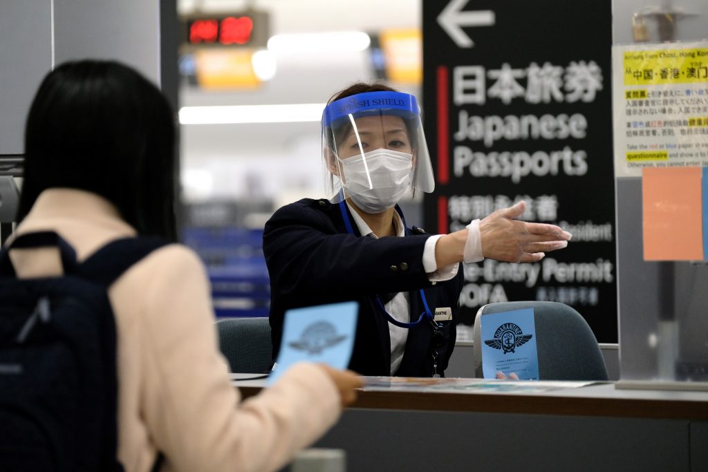 At the three airports, nearby buildings will be utilized for collecting and analyzing PCR test samples. (AFP)