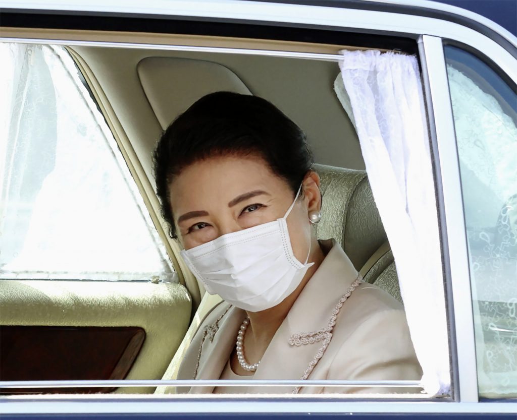 Empress Masako took charge of the annual Imperial sericulture for the first time. (AFP)
