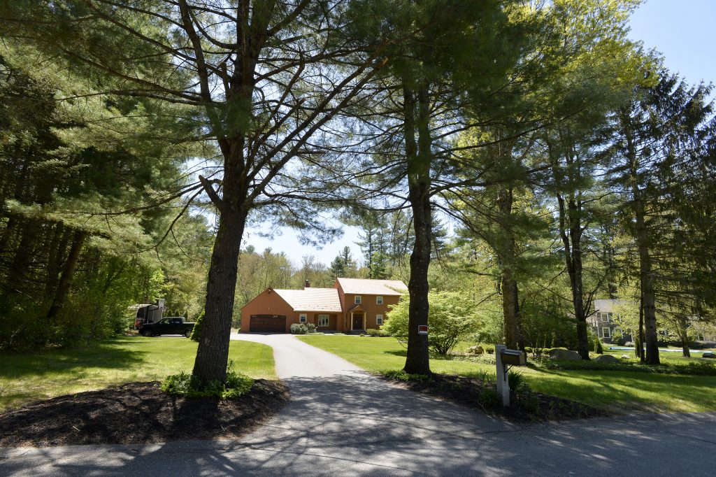 The home of Michael and Peter Taylor in Harvard, Massachusetts, A father and son suspected of helping fugitive former Nissan chief Carlos Ghosn flee Japan. (AFP)