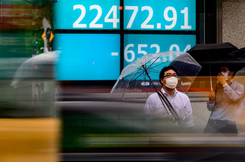 Tokyo stocks bounced back, fueled by coronavirus treatment hopes. (AFP)