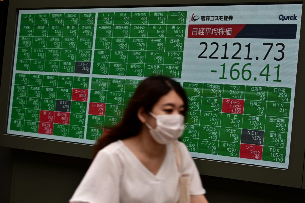 Next week, the Nikkei is expected to move between around 21,500 and 22,500, analysts and brokers said. (AFP)
