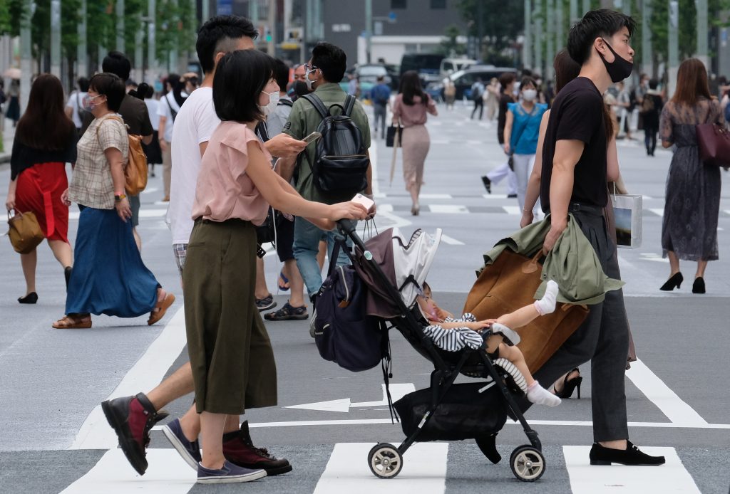 The Japanese capital saw its number of new cases top 200 for the sixth straight day. (AFP)