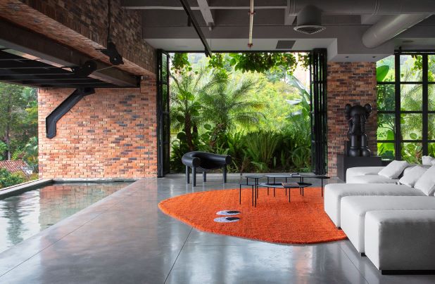 J Balvin offers a tour of his Japanese inspired home in participation with Architectural Digest’s Open Door Series. (Anita Calero via Architectural Digest) 
