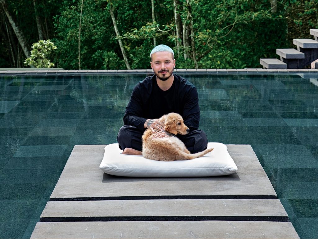 J Balvin offers a tour of his Japanese inspired home in participation with Architectural Digest’s Open Door Series. (Anita Calero via Architectural Digest) 