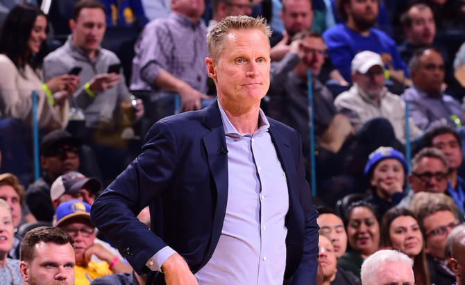 Steve Kerr, the eight-time NBA champion with the Chicago Bulls and San Antonio Spurs, fondly remembers the influence of his father Malcolm H. Kerr on his life growing up in the Middle East. (AFP/File Photo)