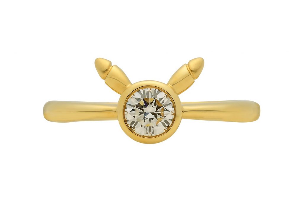 The Pokémon Company has partnered with Ginza Tanaka to launch three Pikachu inspired rings. (The Pokémon Company)