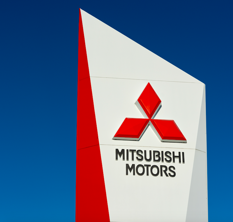 Mitsubishi Motors Corp on forecasts an operating loss of 140 billion yen ($1.33 billion) in the year to March as the automaker battles a fall in demand for cars. (Shutterstock)