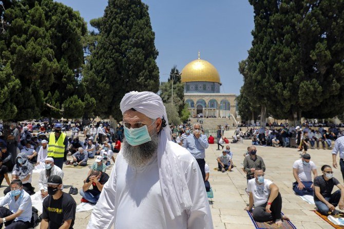 Al-Aqsa mosque recently reopened to Muslim worshippers after a two-month closure due to the coronavirus. (AFP file photo)