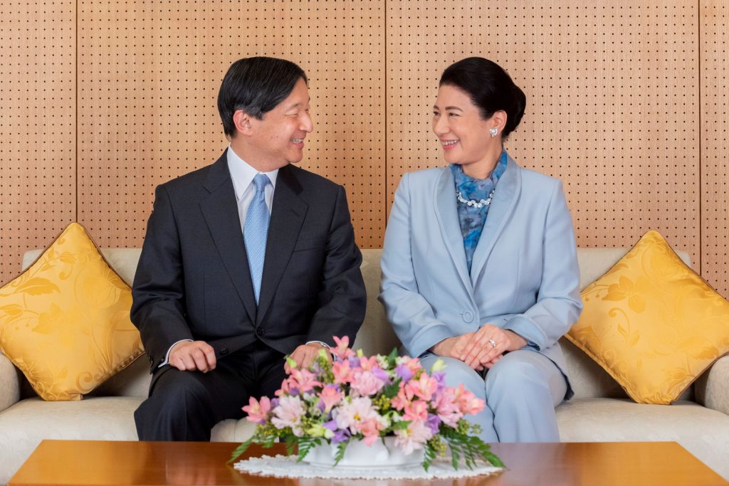 Japanese Emperor Naruhito and Empress Masako. (Reuters/file)