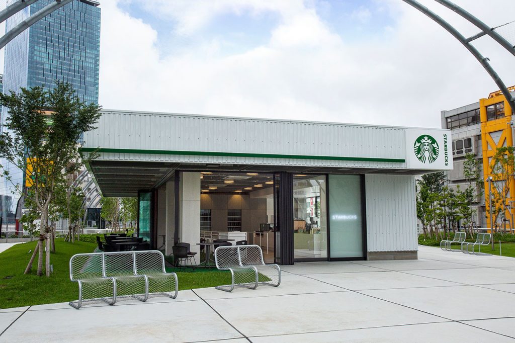  The new stand-alone Starbucks in Rayard Miyashita Park shopping mall, Shibuya City, Tokyo. (Starbucks)