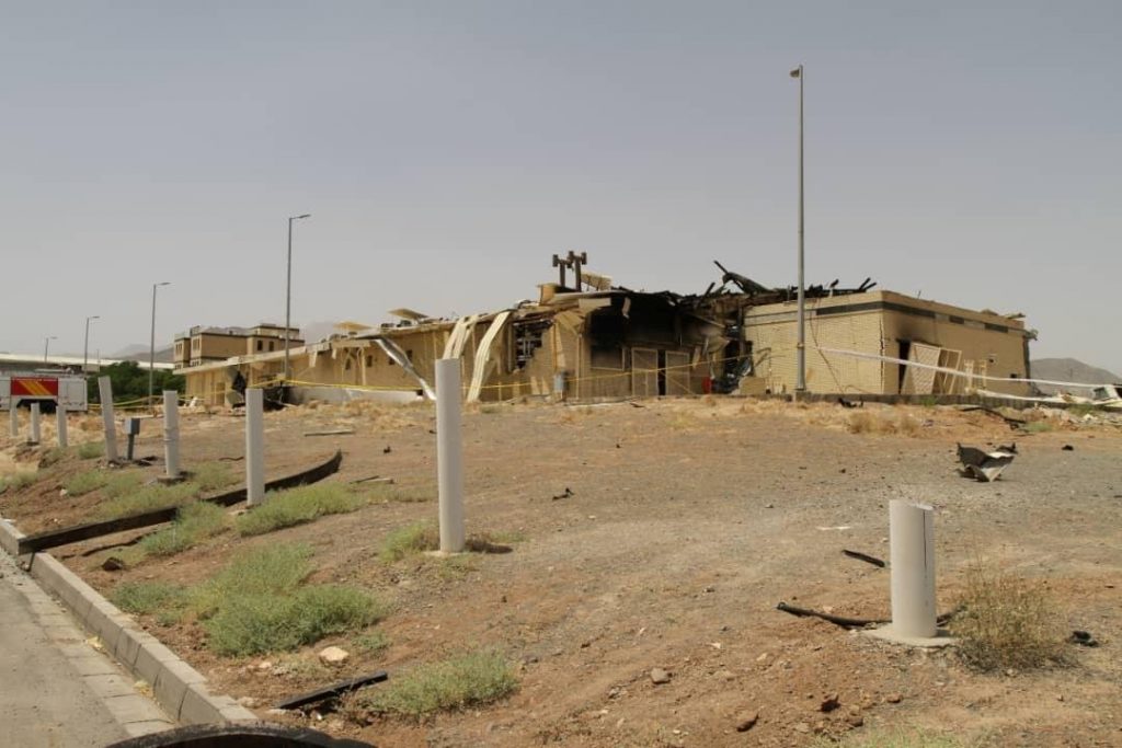 Iran’s Natanz Nuclear Facility showing the effects of fire damage, Isfahan, Iran, July 2, 2020. (Reuters)